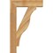 Ekena Millwork Funston Block Rough Sawn Bracket, Western Red Cedar, 4"W x 20"D x 32"H BKT04X20X32FST05RWR - alternate 3